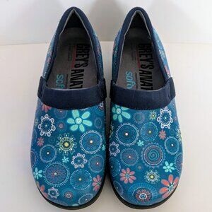 SoftWalk Greys Anatomy Womens Work Nurse Clogs Slip Resistant Size 6M